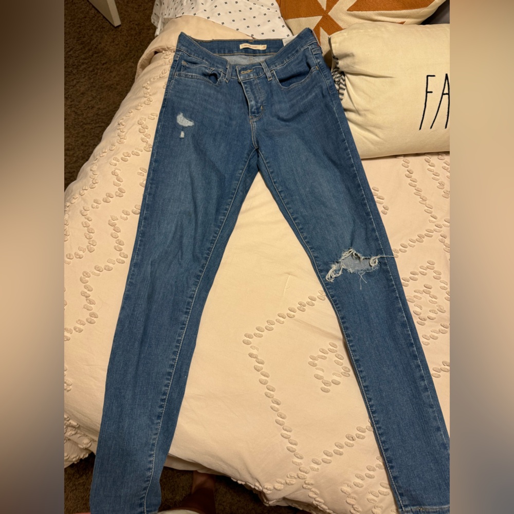 Levi Super Skinny High Rise Jeans